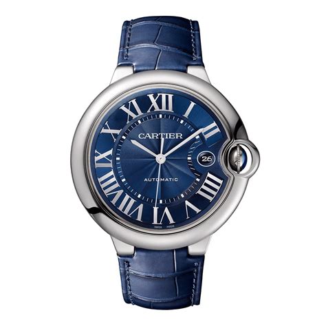 cartier bleu ballon uhr quarz datum|cartier ballon bleu watches.